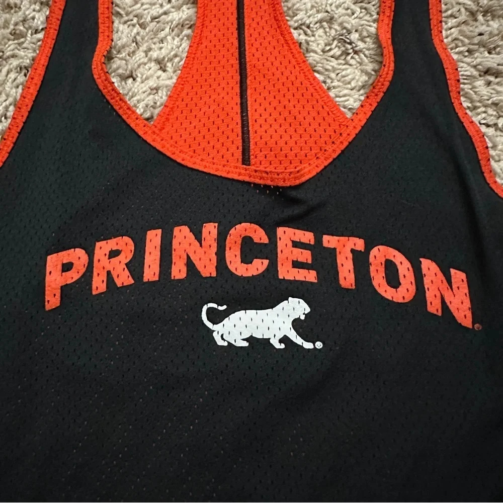 Under Armour Princeton Tigers Black & Orange Mesh Tank Top Women's Size Large
